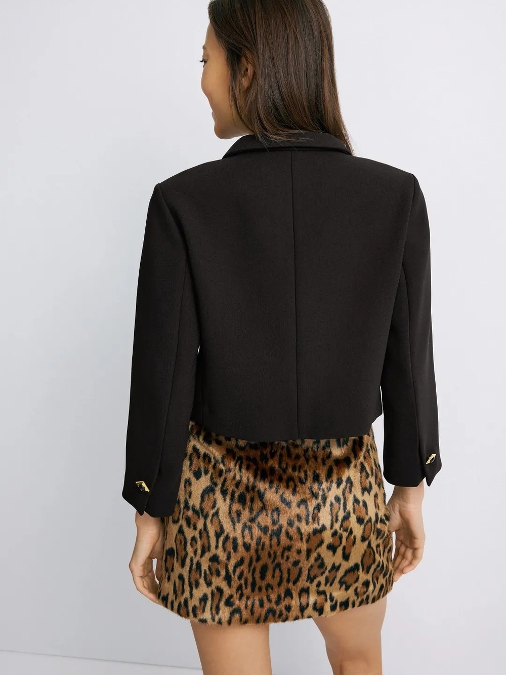 SANDRO LIORA CROPPED JACKET SIZE 4 MSRP $560 - Picture 2 of 14